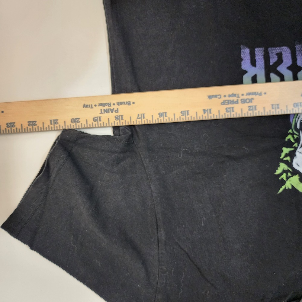 DC Comics The Joker Black Graphic T-Shirt Double Sided Arkham Asylum Mens Small - Picture 11 of 13